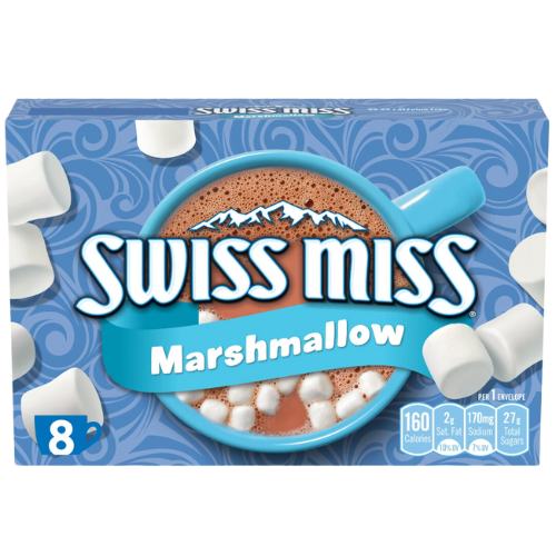 Swiss Miss Chocolate Hot Cocoa Mix With Marshmallows, 8ct