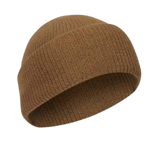 100% Wool Watch Cap (Coyote Brown)