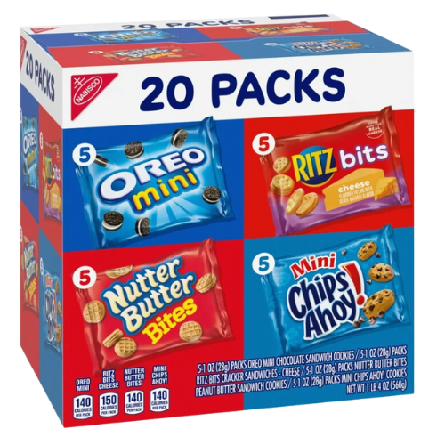 Nabisco Classic Mix Variety Pack, 20ct