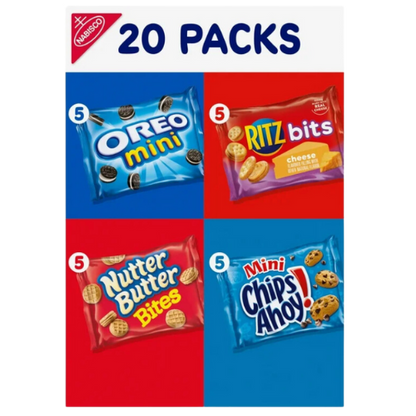 Nabisco Classic Mix Variety Pack, 20ct