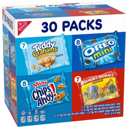 Nabisco Team Favorites Variety Pack, 30ct