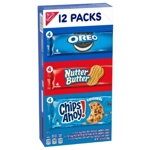 Nabisco Cookie Variety Packs,  12ct