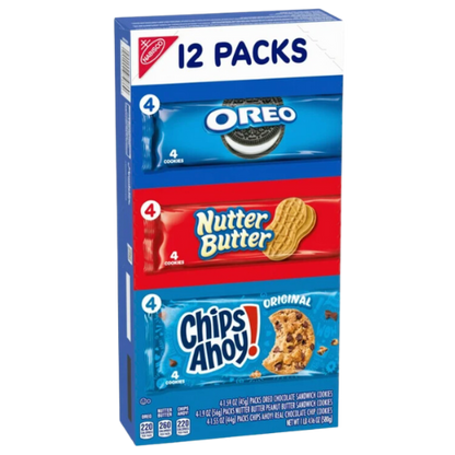 Nabisco Cookie Variety Packs,  12ct