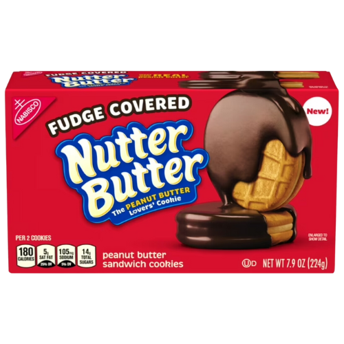 Nutter Butter Fudge Covered Peanut Butter Cookies, 7.9 oz