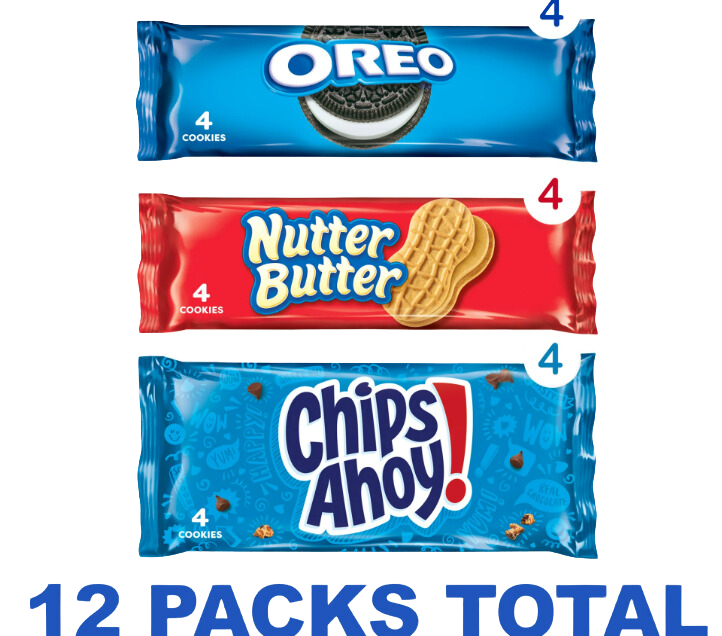 Nabisco Cookie Variety Packs,  12ct